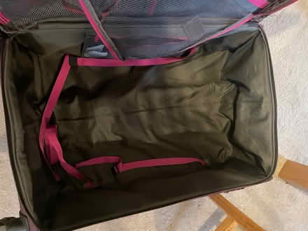 Photo of free Large Purple suitcase (Longbarn WA2) #2
