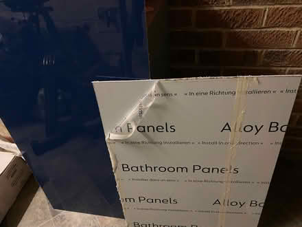 Photo of free Alloy splash wall panels off cuts (Barrow upon Soar LE12) #1