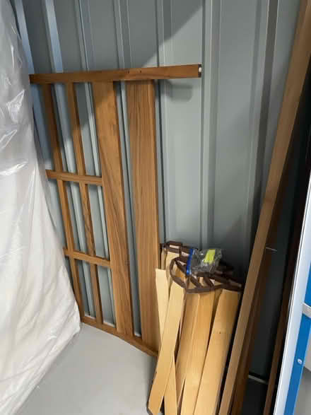 Photo of free King size bed and mattress. Walnut (Canterbury CT1) #2