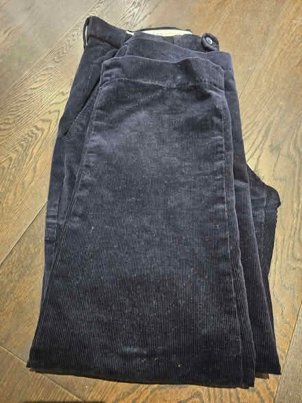 Photo of free 36/30 blue corduroy trousers (Lower Morden SM3) #2