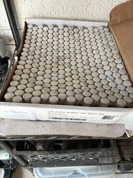 Photo of free Ceramic Penny tile in marble design (Wallingford (near Media)) #2