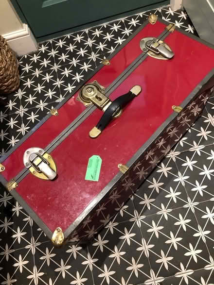 Photo of free Metal footlocker / storage trunk (Whitton TW3) #1