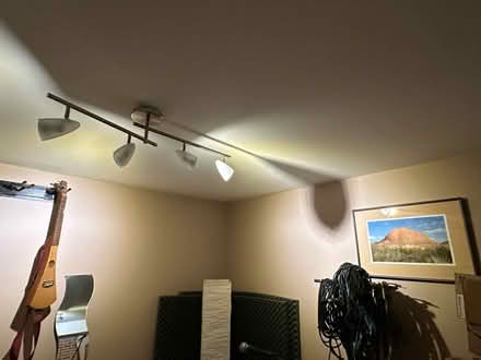 Photo of free 4-LED track-light fixtures (3) (Falls Church City) #3