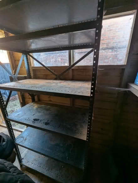 Photo of free Dexine metal shelving (Sutton Pools OX14) #1