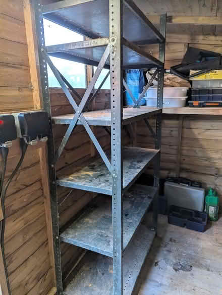 Photo of free Dexine metal shelving (Sutton Pools OX14) #3