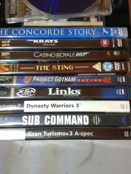 Photo of free DVDs Cassettes and Games Discs (Lower Earley RG6) #2