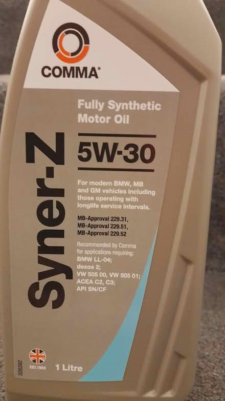 Photo of free 5W-30 oil (Barnsley old town S75) #1