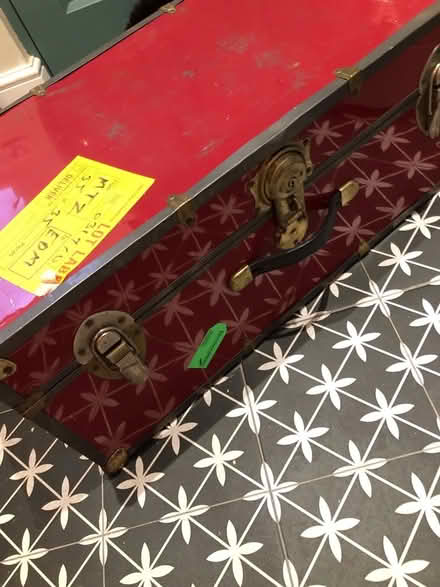 Photo of free Metal footlocker / storage trunk (Whitton TW3) #2