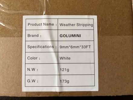 Photo of free Weatherstripping (near Porter Square, Cambridge) #2