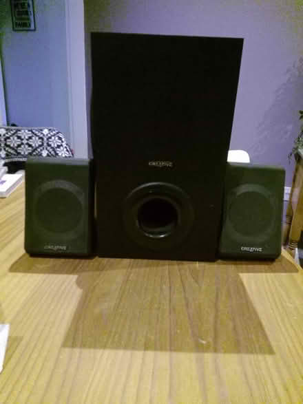 Photo of free Creative PC Speakers and Sub-woofer (Walton on the Hill L4) #2