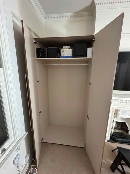 Photo of free Brown wardrobe - disassembled (Northcote SW11) #2