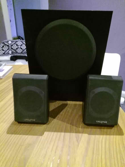 Photo of free Creative PC Speakers and Sub-woofer (Walton on the Hill L4) #1