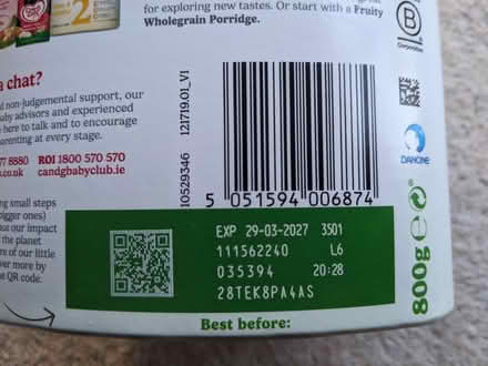 Photo of free Baby food (Leybourne) #2