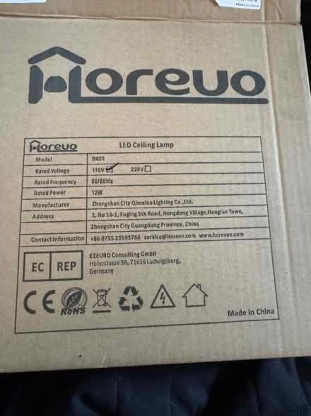 Photo of free LED Ceiling Light 10” x 1” (Shoreline) #2