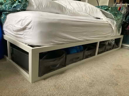 Photo of free White metal single bed frame (Divinity Road OX4) #1