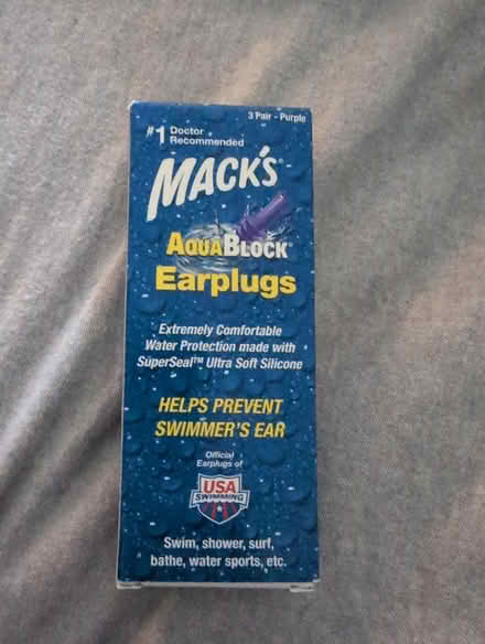 Photo of free Mack's aquablock earplugs (20910) #1
