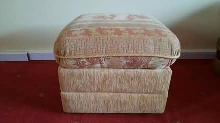 Photo of free Soft padded stool / pouffe (Wrexham LL13) #1
