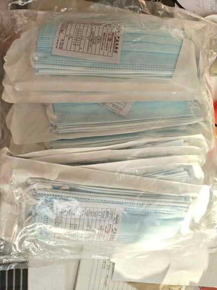 Photo of free Blue face masks (Penwortham PR1) #1