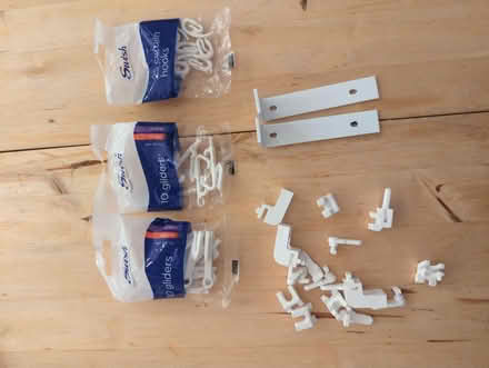 Photo of free Swish curtain fittings, hooks and gliders, an assortment (Pennington SO41) #1