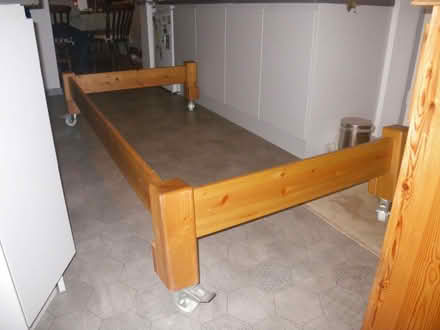 Photo of free Pine wood Single Bed (Minster Lovell OX29) #1