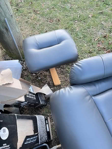 Photo of free Recliner and foot rest (Oradell) #2