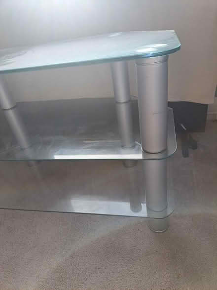 Photo of free Glass TV unit (Heswall) #3