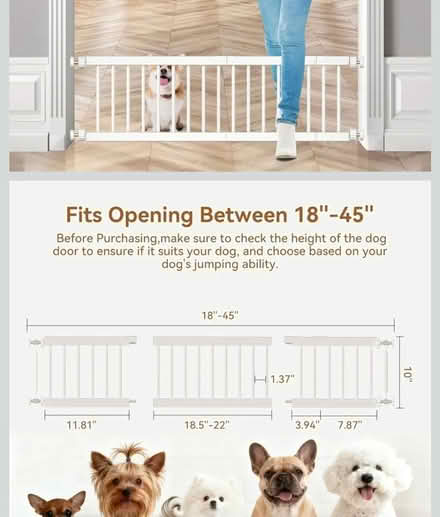 Photo of free Pet gate (small dog) (Burtonsville) #2