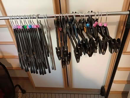 Photo of free Coat hangers, trouser/ skirt hangers (Parkstone BH14) #1