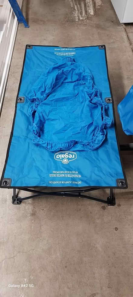 Photo of free Regalo blue portable youth cot (Penngrove) #1