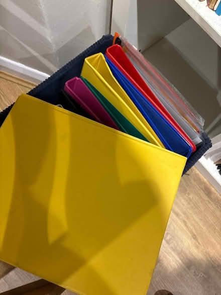 Photo of free A4 ring binders & plastic pockets (Greaves LA1) #1