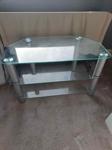 Photo of free Glass TV unit (Heswall) #1