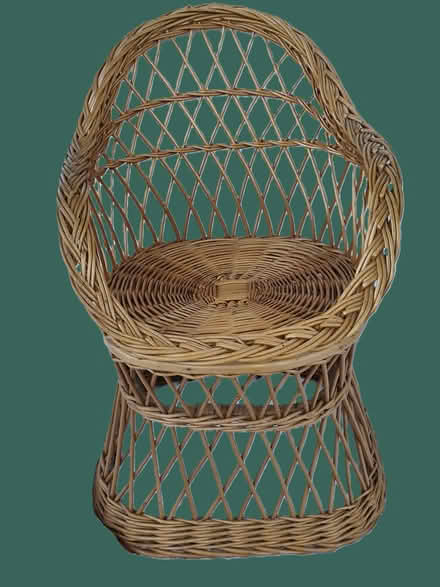 Photo of free Childs Wicker Chair (Newbiggin CA11) #1