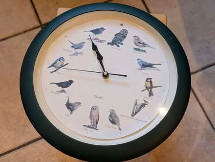 Photo of free Wall clock with bird sounds (Oxford OX4) #1