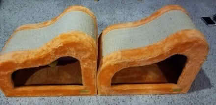 Photo of free Pair of PetPal cat cave/scratchers #2