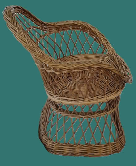 Photo of free Childs Wicker Chair (Newbiggin CA11) #2