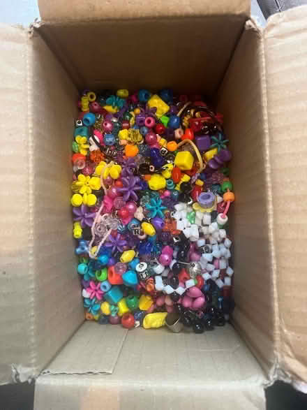 Photo of free Assortment of beads for kids to make bracelets and necklaces (Lavender Hill SW11) #1