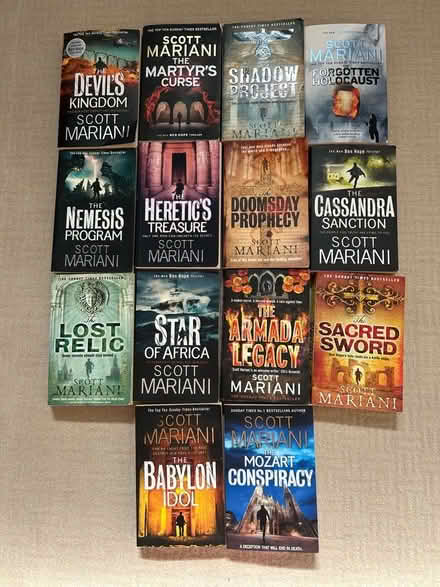 Photo of free Scott Mariani Books (Great Preston WF10) #1