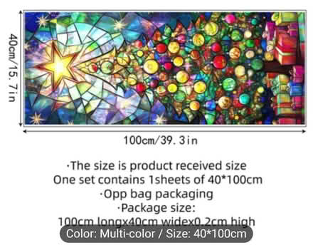 Photo of free Christmas tree decoration - plastic window cling (Chislehurst BR7) #1