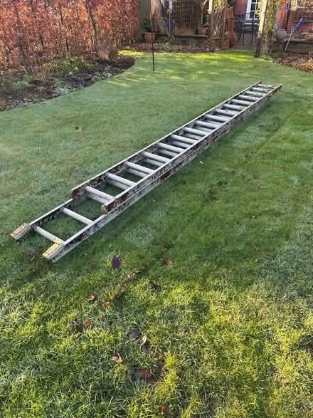 Photo of free 4 metre x 2 section ladders (SG6) #1
