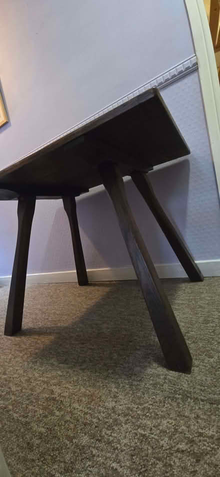 Photo of free Solid wooden table (Pontfaen LL14) #2