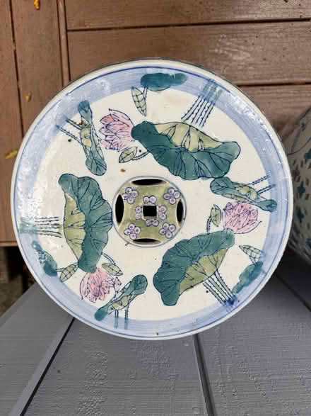 Photo of free Ceramic garden stools / end tables (West Pleasanton) #1