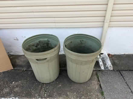 Photo of free Two large trash cans (Philadelphia/South Jersey) #2