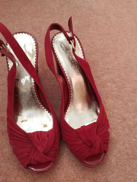 Photo of free Red slingback high heels (Lewisham SE3) #2