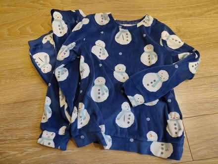 Photo of free Snowman PJs age 7-8 like new (Donnington OX4) #1