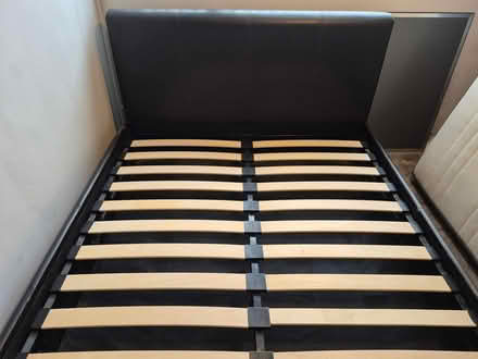 Photo of free Double pull up ottoman bed - brown (Kingswinford) #3