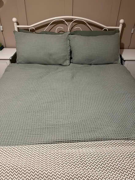 Photo of free Standard double bed and mattress (Warsash SO31) #1