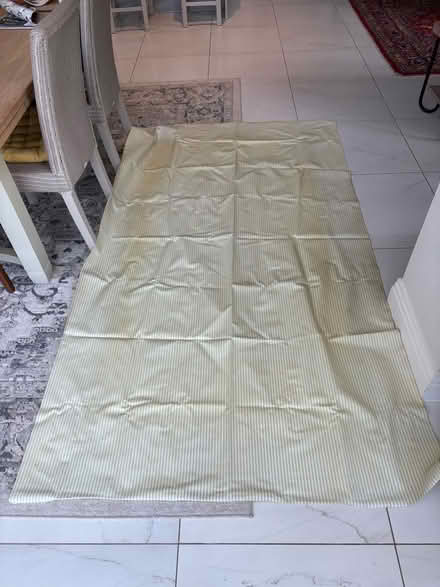 Photo of free Striped oil tablecloth (Weybridge KT13) #1