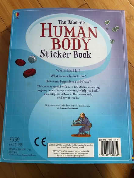 Photo of free sticker book the human body (Bromley BR1) #2