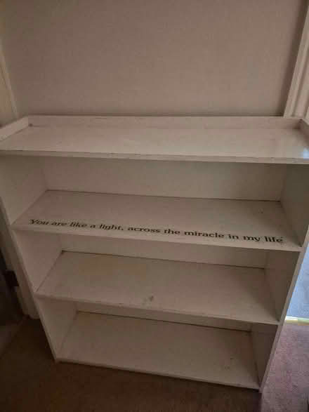 Photo of free White shelving Unit (Annscroft) #1