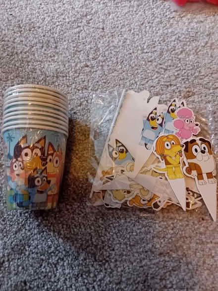Photo of free Bluey paper cups & cake/cupcake card toppers (Corsham SN13) #1